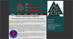 Desktop Screenshot of odindefensivetraining.com
