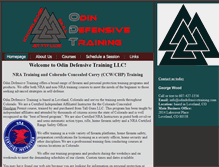 Tablet Screenshot of odindefensivetraining.com